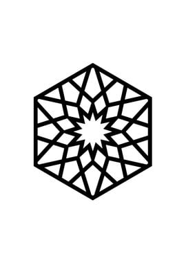 Black Sacred Geometry Rune