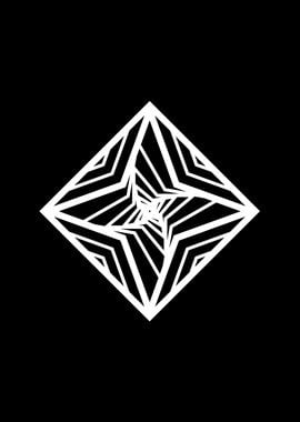 Black Sacred Geometry Rune