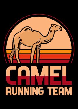 Camel Running Team Animal