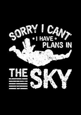 Plans In The Sky Skydiver