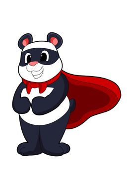 Panda Hero Mask Cape