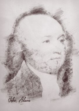 Sketch John Adams