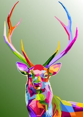 Reindeer multicolour