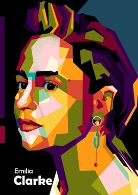 Emilia Clarke in popart