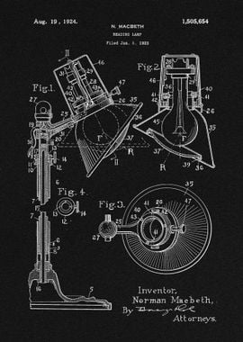 Reading lamp patent