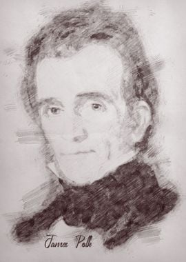 Sketch James K Polk