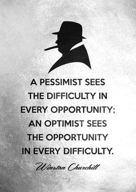 Winston Churchill Optimism