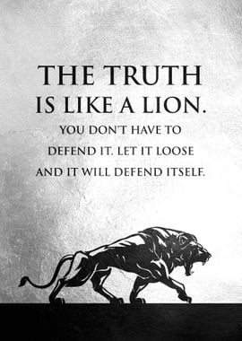 Lion Truth Augustine