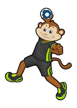 Monkey Handball Sports