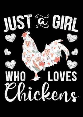 A Girl Who Loves Chickens