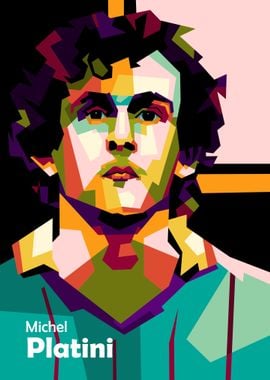 Michel Platini in popart