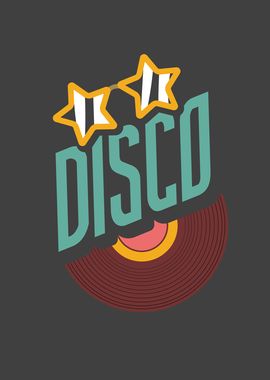 Retro Vintage Disco Vinyl