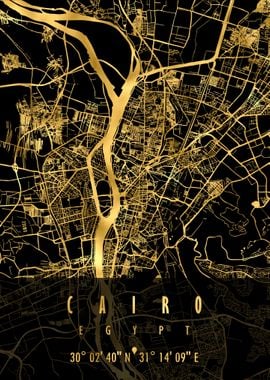 CAIRO MAP EGYPT