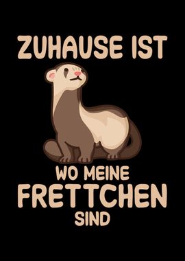 Zuhause Frettchen