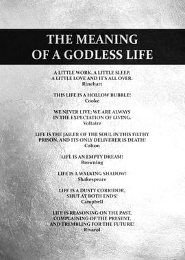 A Godless Life