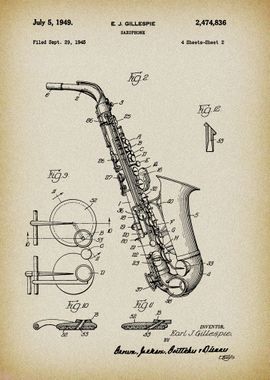 Saxophone patent