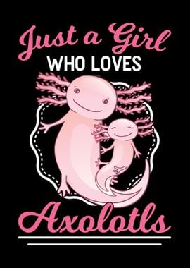 Axolotl Girl Pet