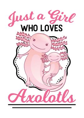 Axolotl Girl Pet