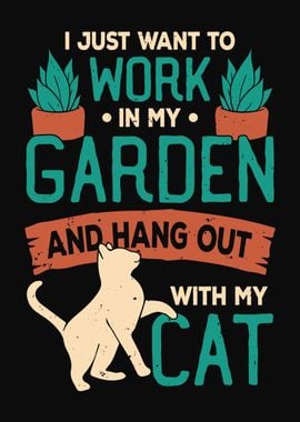 Gardening Cat Lover