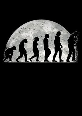 Saxophonist Evolution Moon