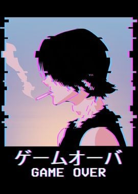 Smoking Anime Boy Glitch