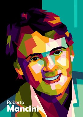 Mancini in popart