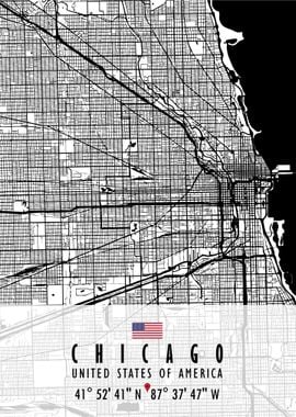 CHICAGO MAP USA