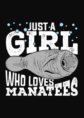 Manatee Girl Design