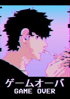 Smoking Anime Boy Glitch