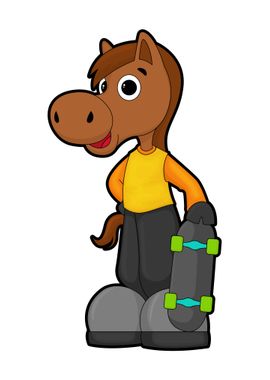 Horse Skater Skateboard