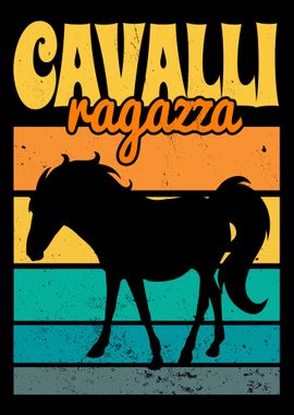 Cavallo ragazza regalo