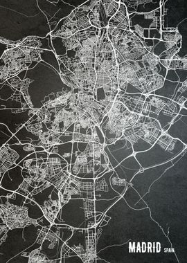 Madrid City Map