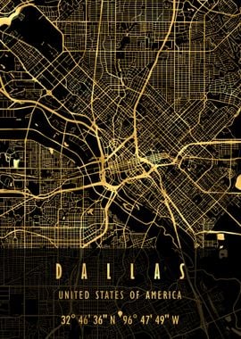 DALLAS MAP USA