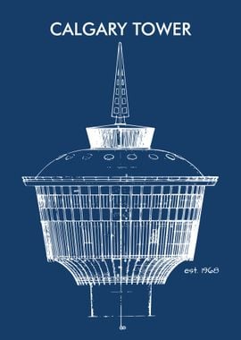 CALGARY TOWER BLUEPRINT