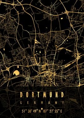 DORTMUND MAP GERMANY