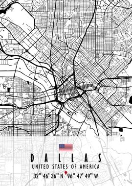 DALLAS MAP USA