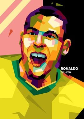 Ronaldo de Lima in popart