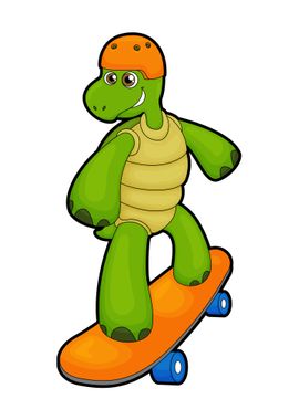 Turtle Skater Skateboard