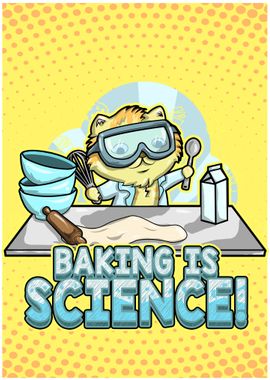 Baking Is Science Cat