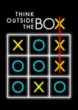 Think Outside the Box Neon