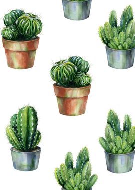 Watercolor Succulent 06