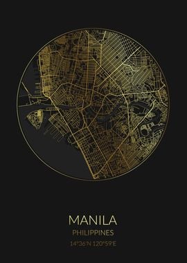 Manila Black Gold Map