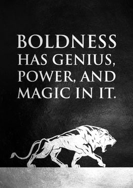 Lion Boldness Genius Magic