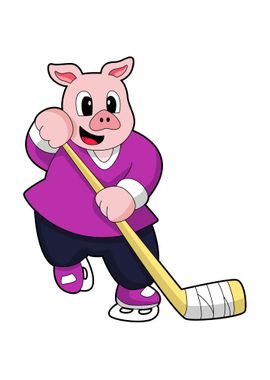 Pig Ice hockey Sports