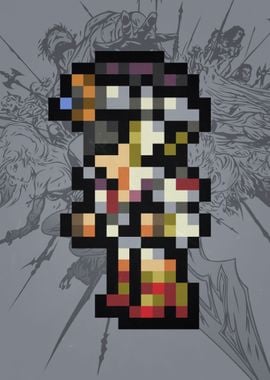 FF XIV Yda Pixel Sprite