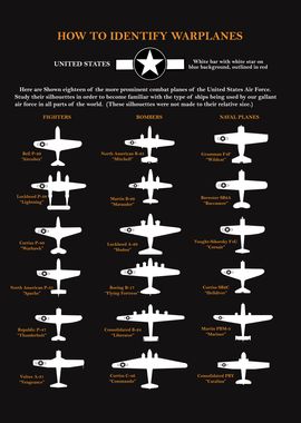 Identify Warplanes USA