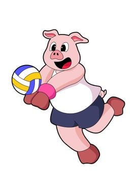 Pig Volleyball Sports