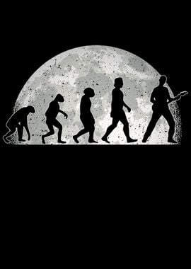 Bass Player Evolution Moon