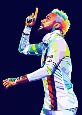 Neymar Wpap Pop Art