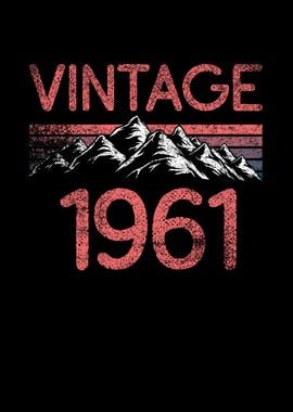 Birthday mountain Vintage